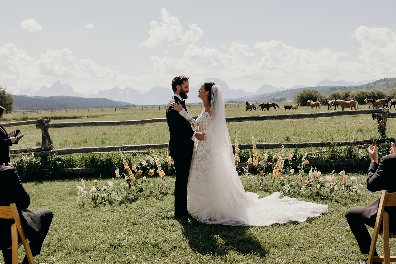 Kate and Bobby wedding portrait