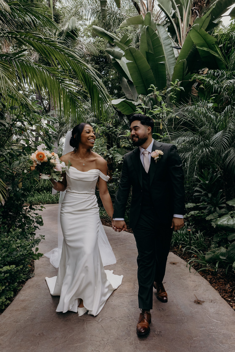 Amari and Chris wedding portrait