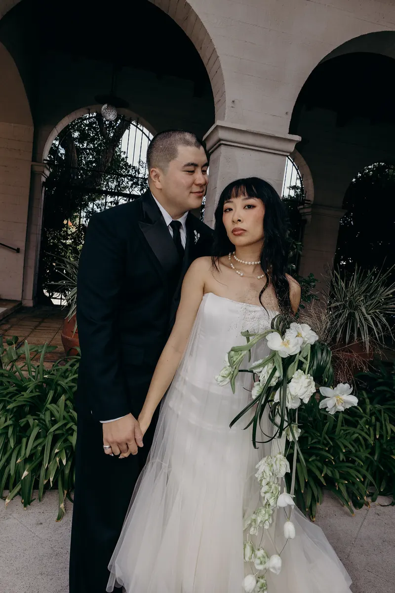 Andrea and Ryan wedding portrait