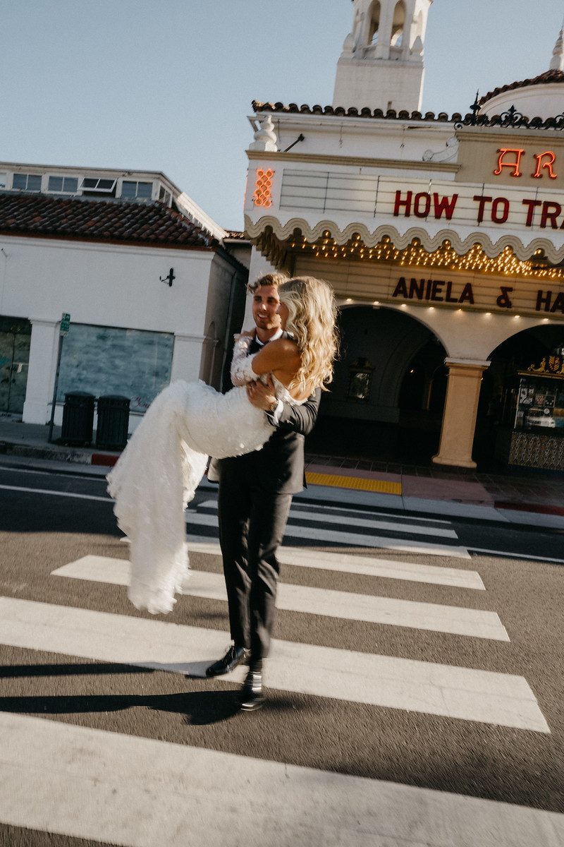 Aniela and Hayden city portrait