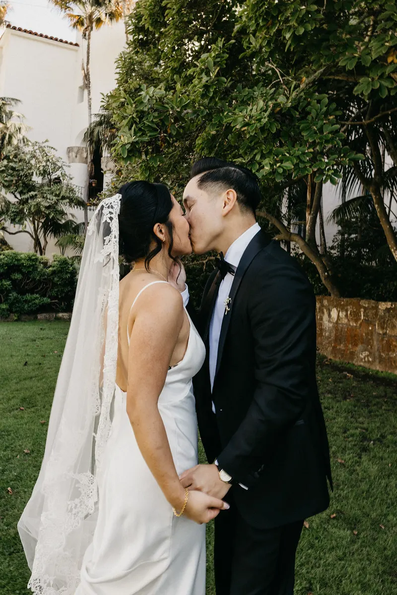 Jun and Moriah wedding portrait