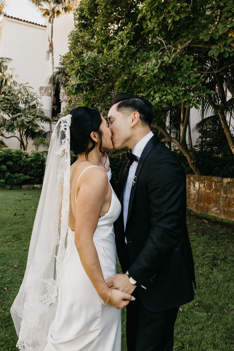 Jun and Moriah wedding portrait