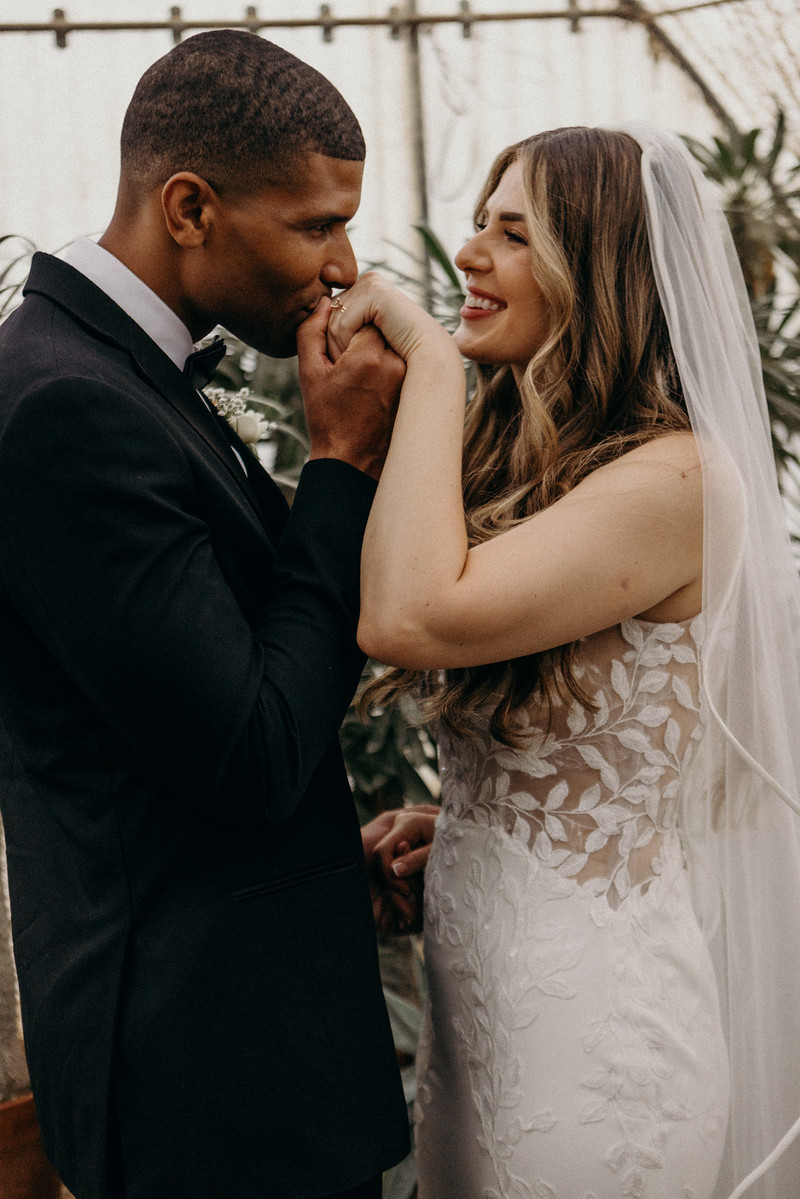 Olivia and Tony wedding portrait