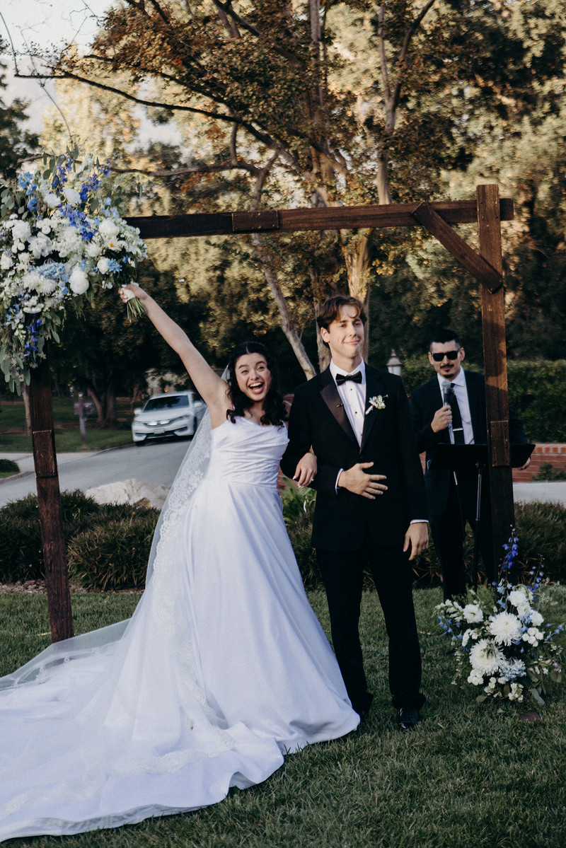 Ceremony exit portrait